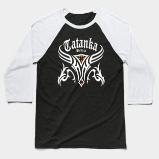 TaTanka White Baseball T-Shirt